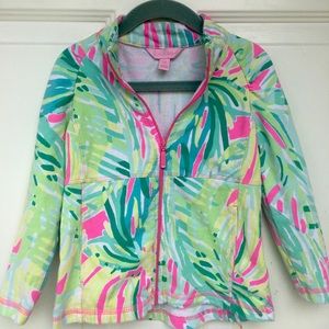 Lilly Pulitzer Zip-up Girls Jacket XS 2-3